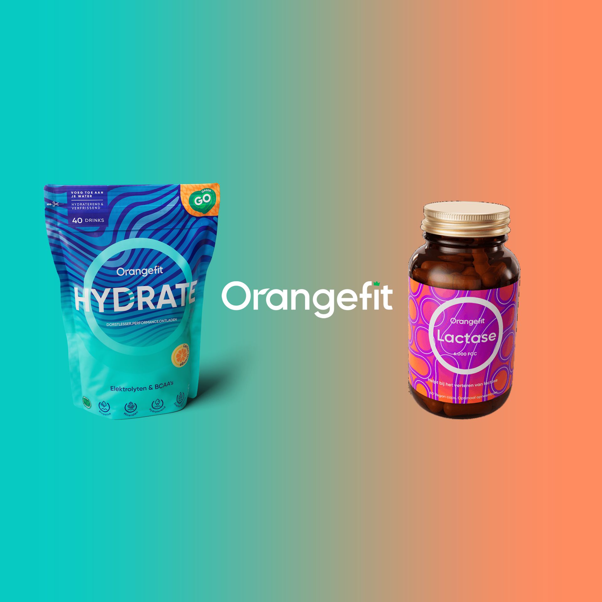 Hydrate a Lactase - dvě novinky značky Orangefit